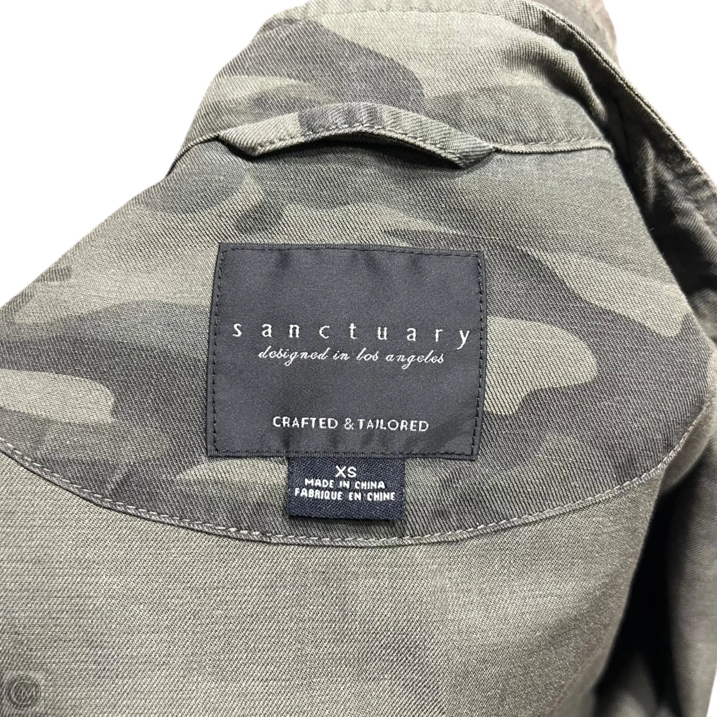 Jacket Denim By Sanctuary In Camouflage Print, Size: Xs