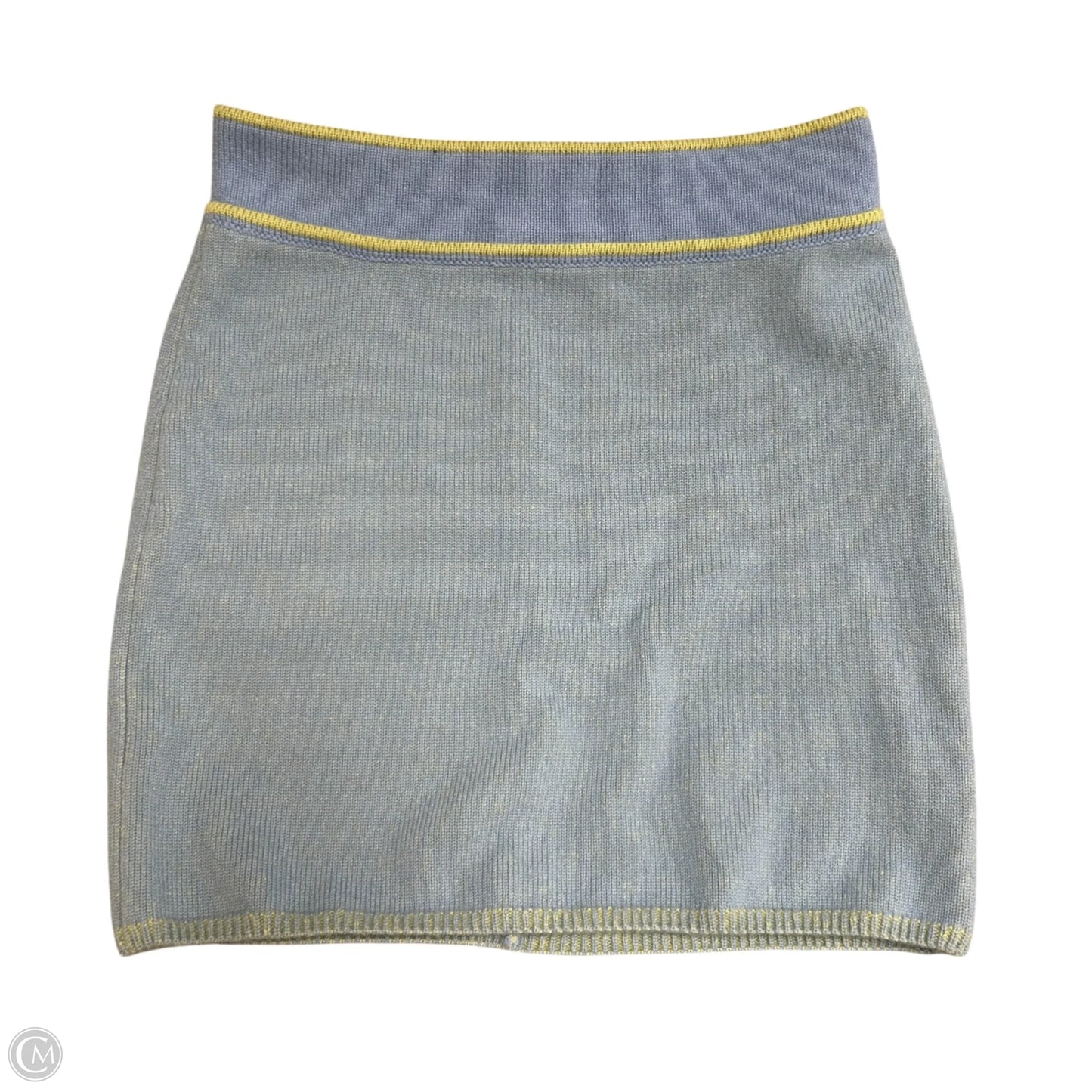 Skirt Mini & Short By Guizio In Blue & Green, Size: 4