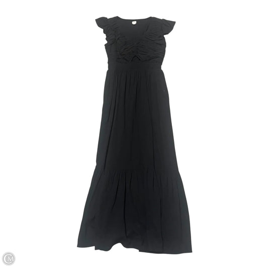 Dress Casual Maxi By Loft In Black, Size: Xs