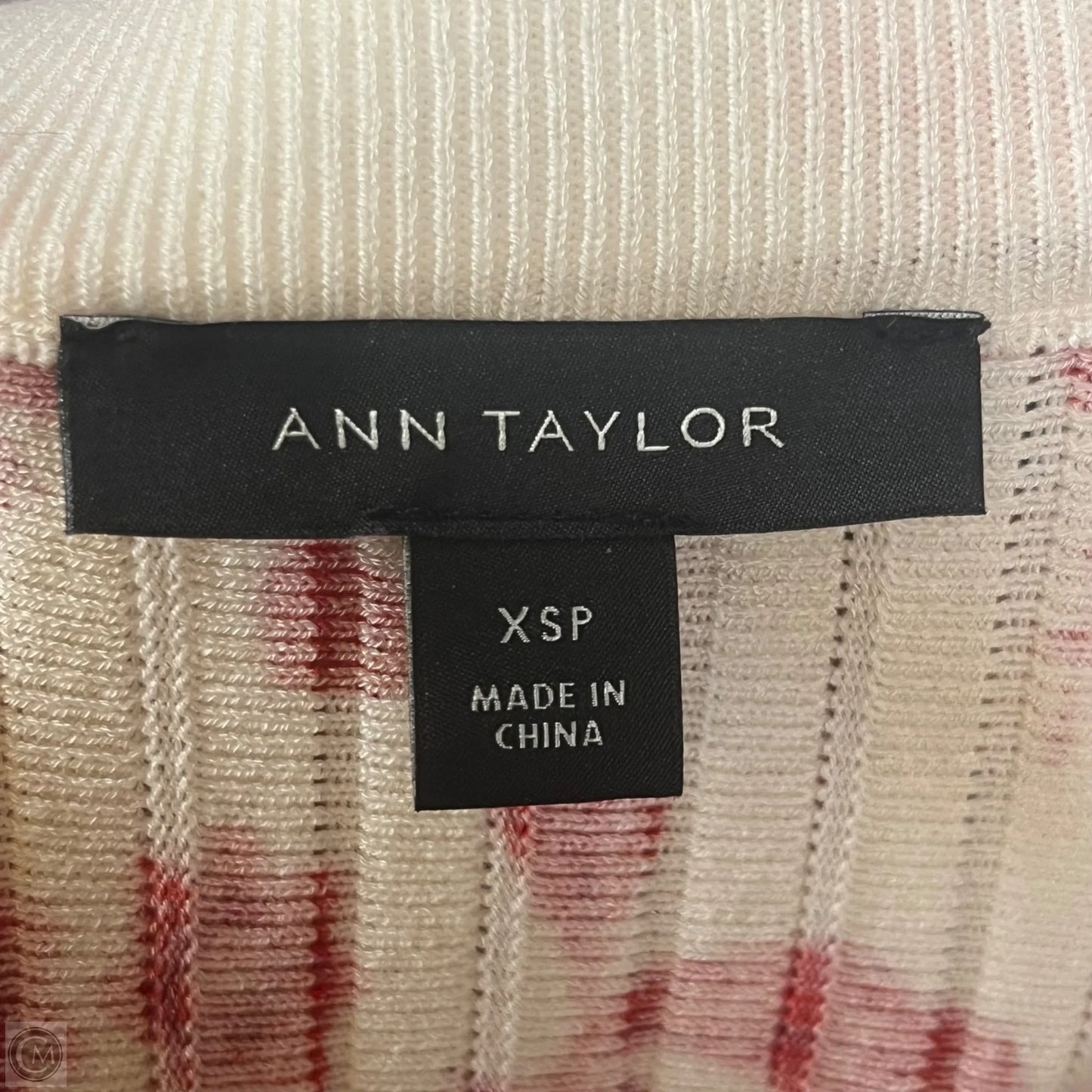 Skirt Maxi By Ann Taylor In Cream & Red, Size: 0