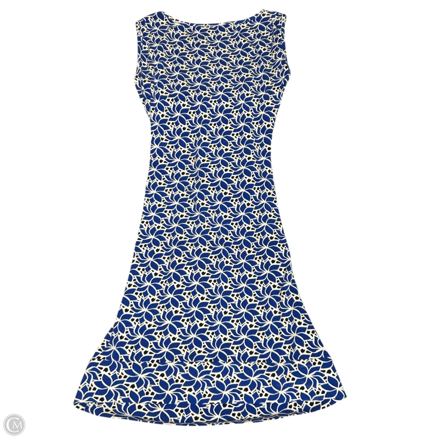 Dress Designer By Diane Von Furstenberg In Blue & White, Size: Xs