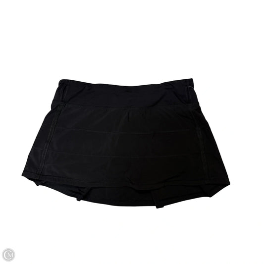 Athletic Skort By Lululemon In Black, Size: 8