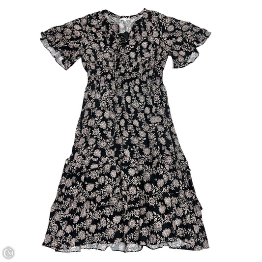 Dress Casual Maxi By Baltic Born In Black & Pink, Size: Xl