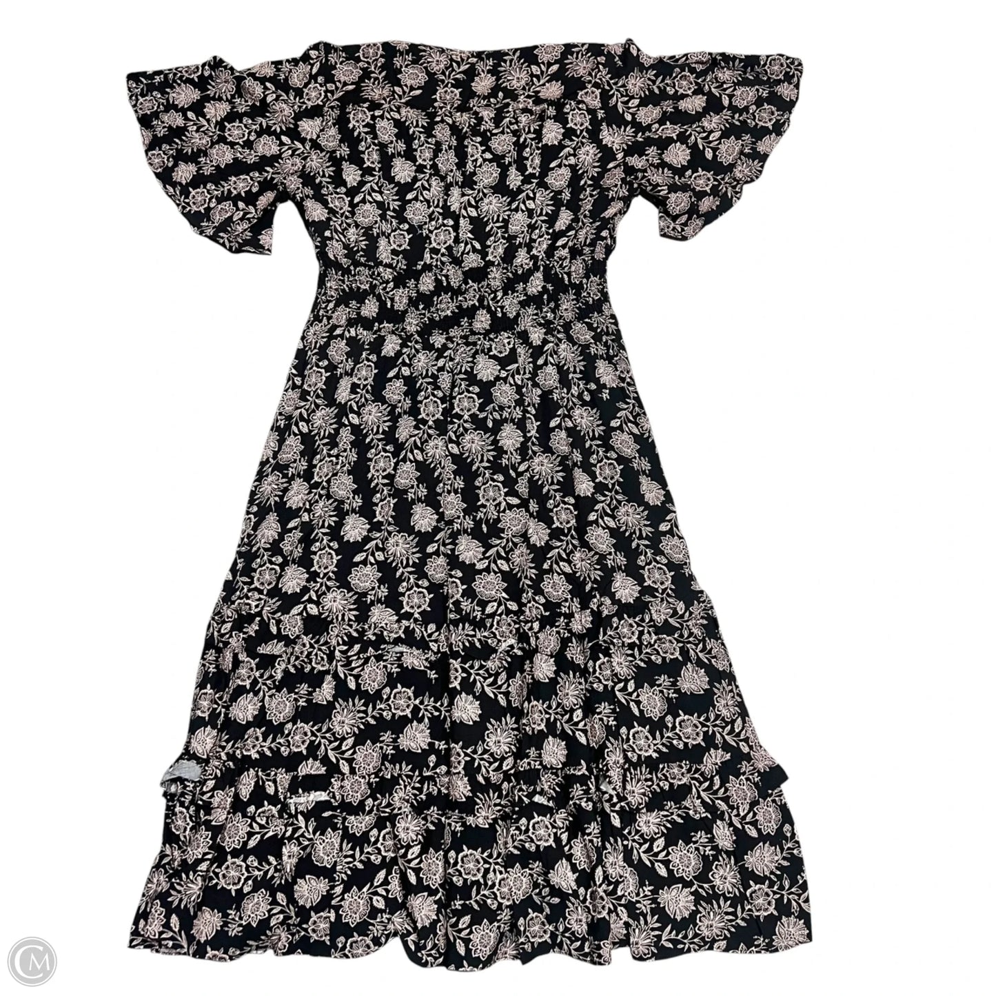 Dress Casual Maxi By Baltic Born In Black & Pink, Size: Xl
