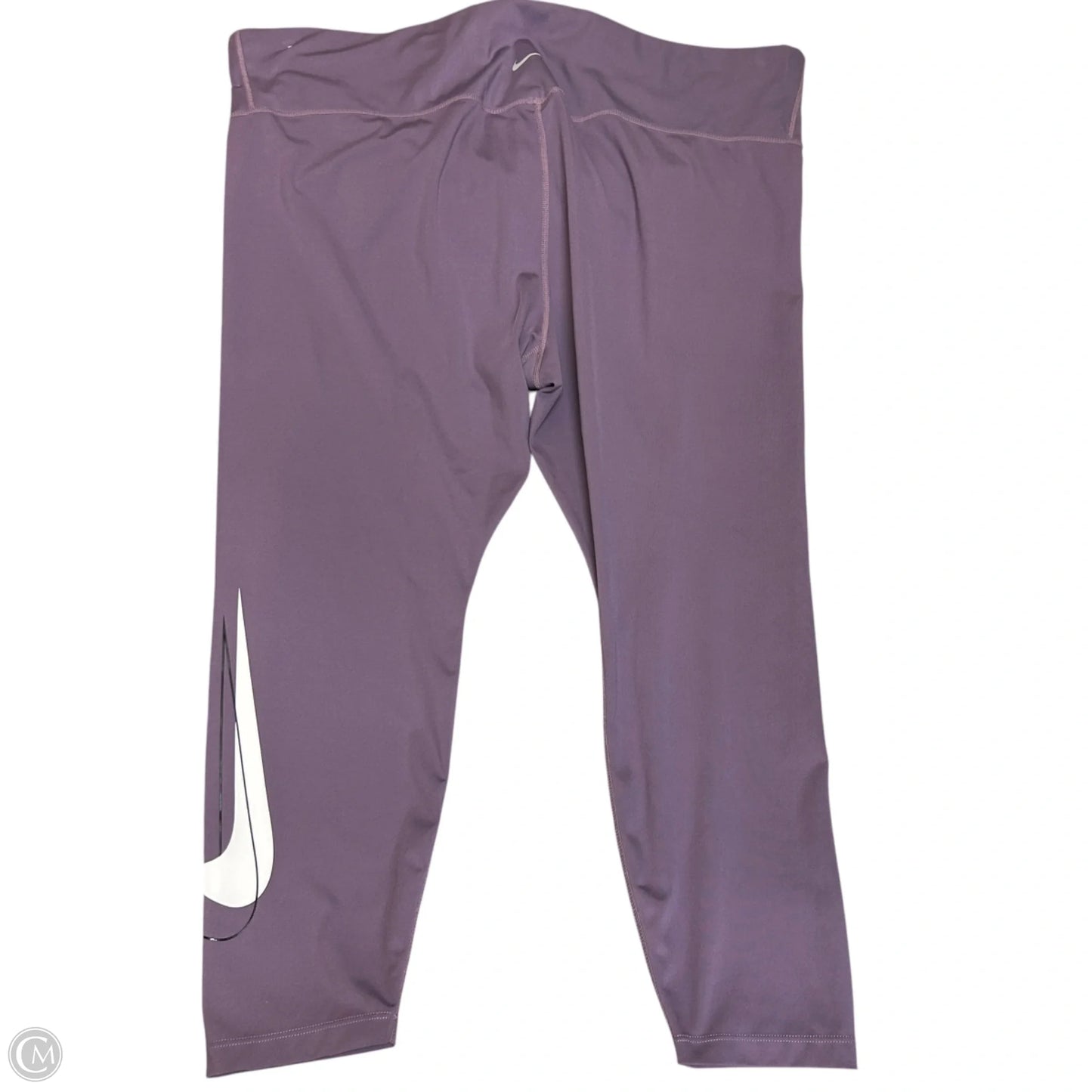Athletic Leggings Capris By Nike In Purple, Size: 22