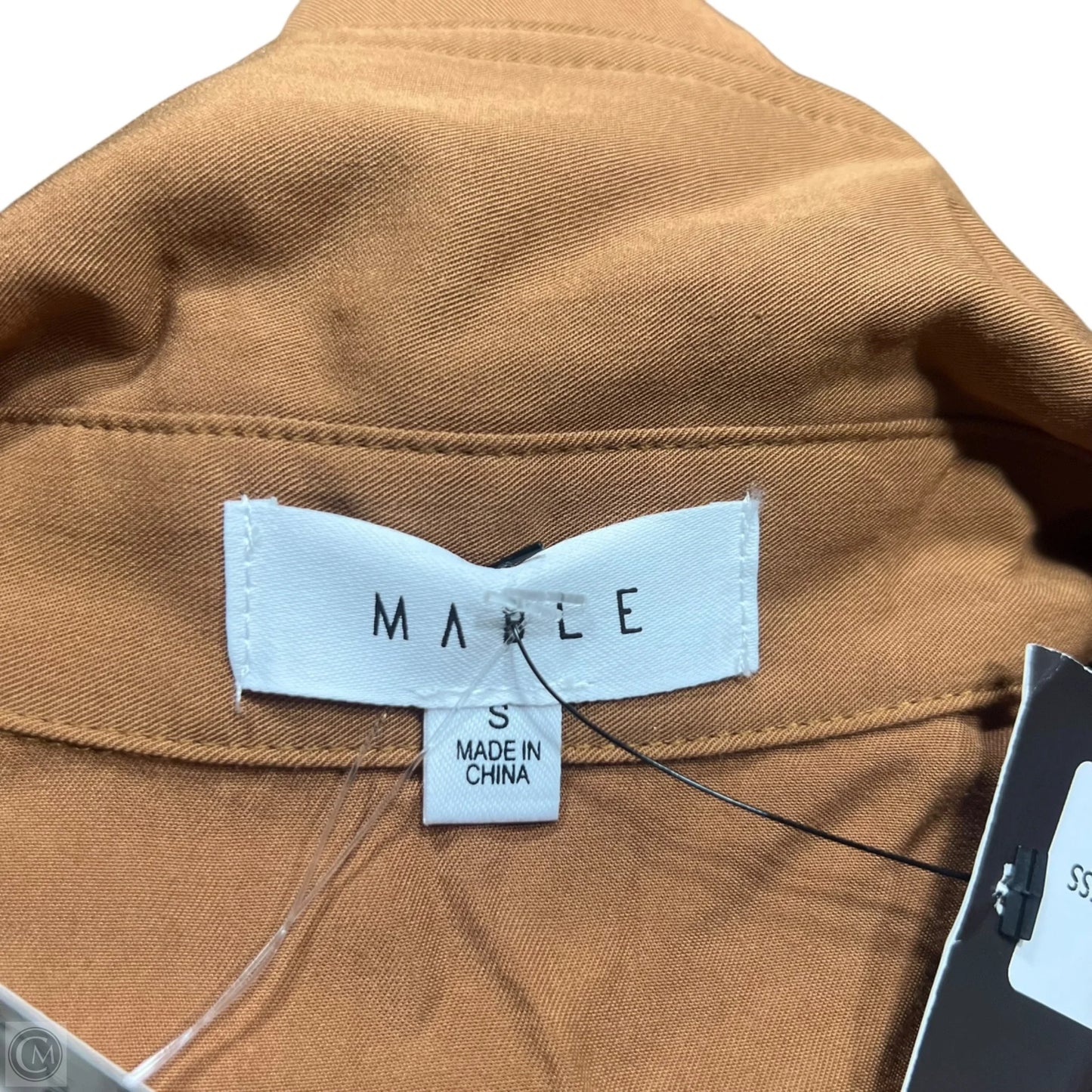 Jacket Leather By Jakett In Tan, Size: Xs