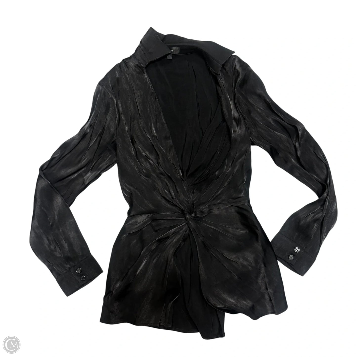 Top Long Sleeve In Black, Size: S