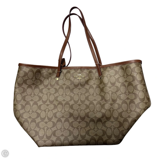 Tote Designer By Coach, Size: Large