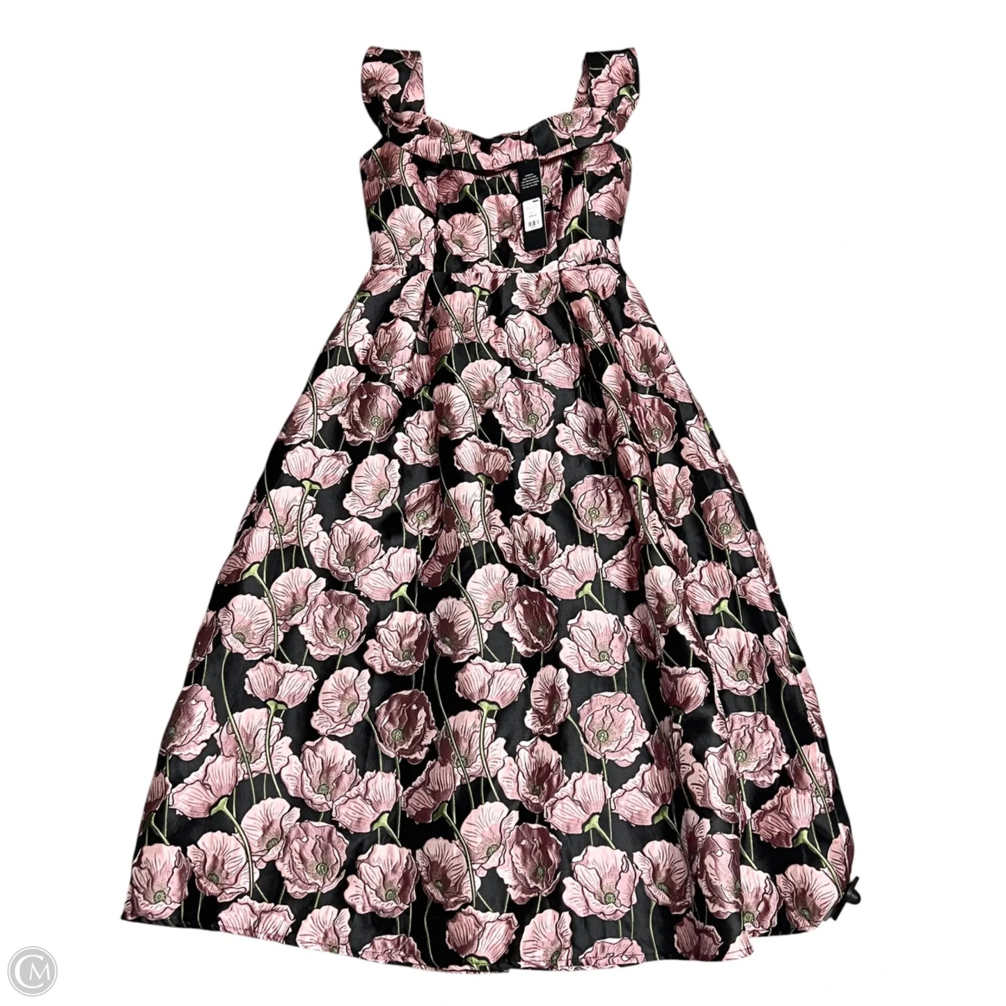 Dress Party Midi By Fashion Nova In Black & Pink, Size: Xs