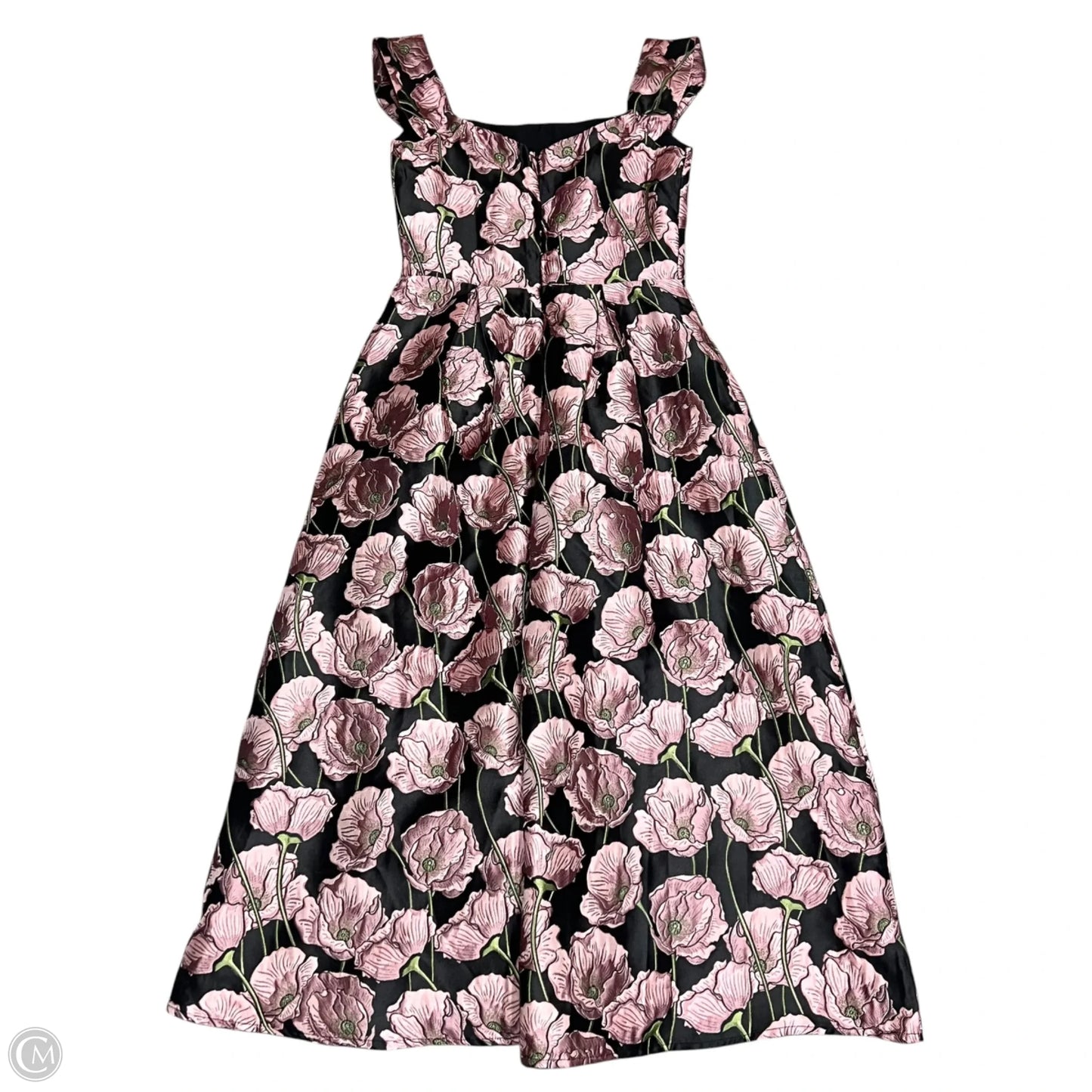Dress Party Midi By Fashion Nova In Black & Pink, Size: Xs