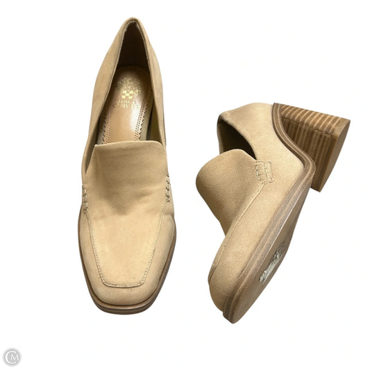 Shoes Heels Block By Vince Camuto In Tan, Size: 7.5