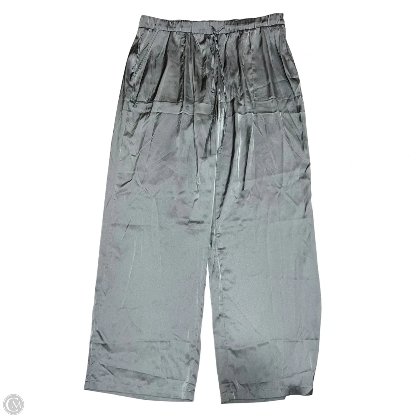 Pants Wide Leg In Grey, Size: L