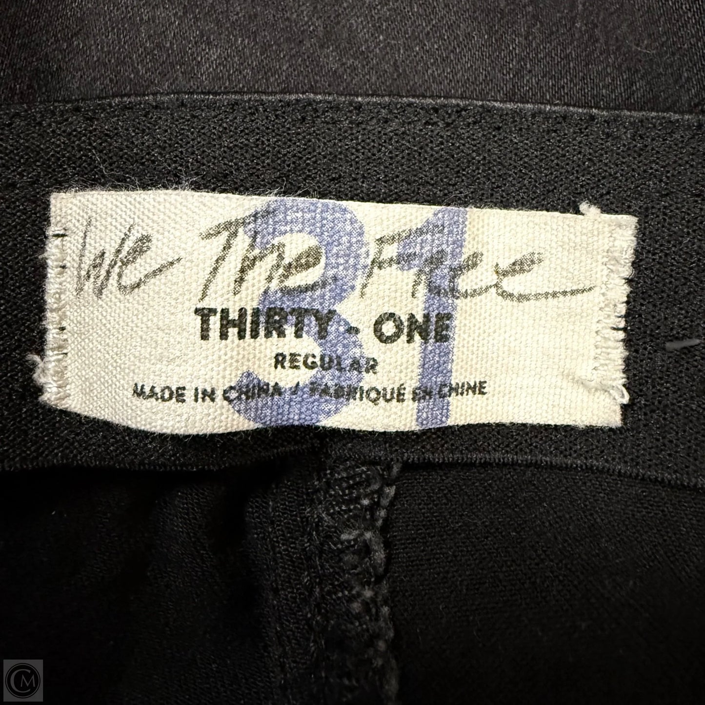Jeans Flared By We The Free In Black Denim, Size: 12