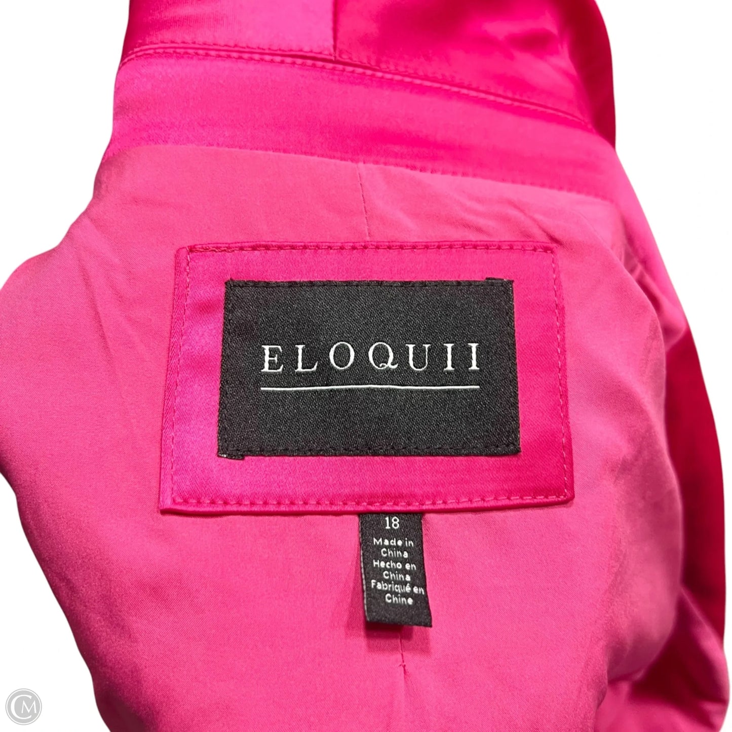 Dress Casual Short By Eloquii In Pink, Size: 1x
