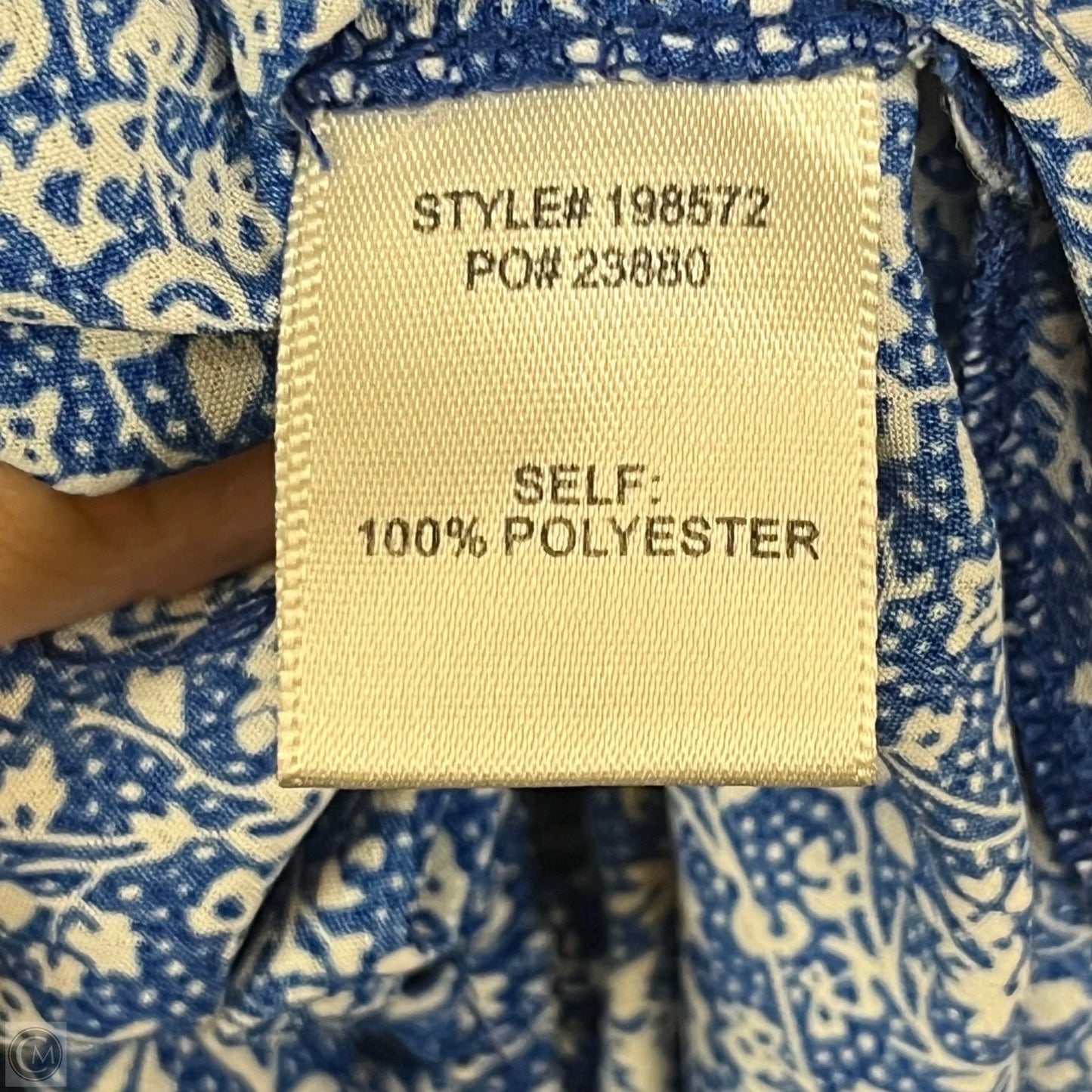 Dress Casual Maxi By Skies Are Blue In Blue, Size: 1x