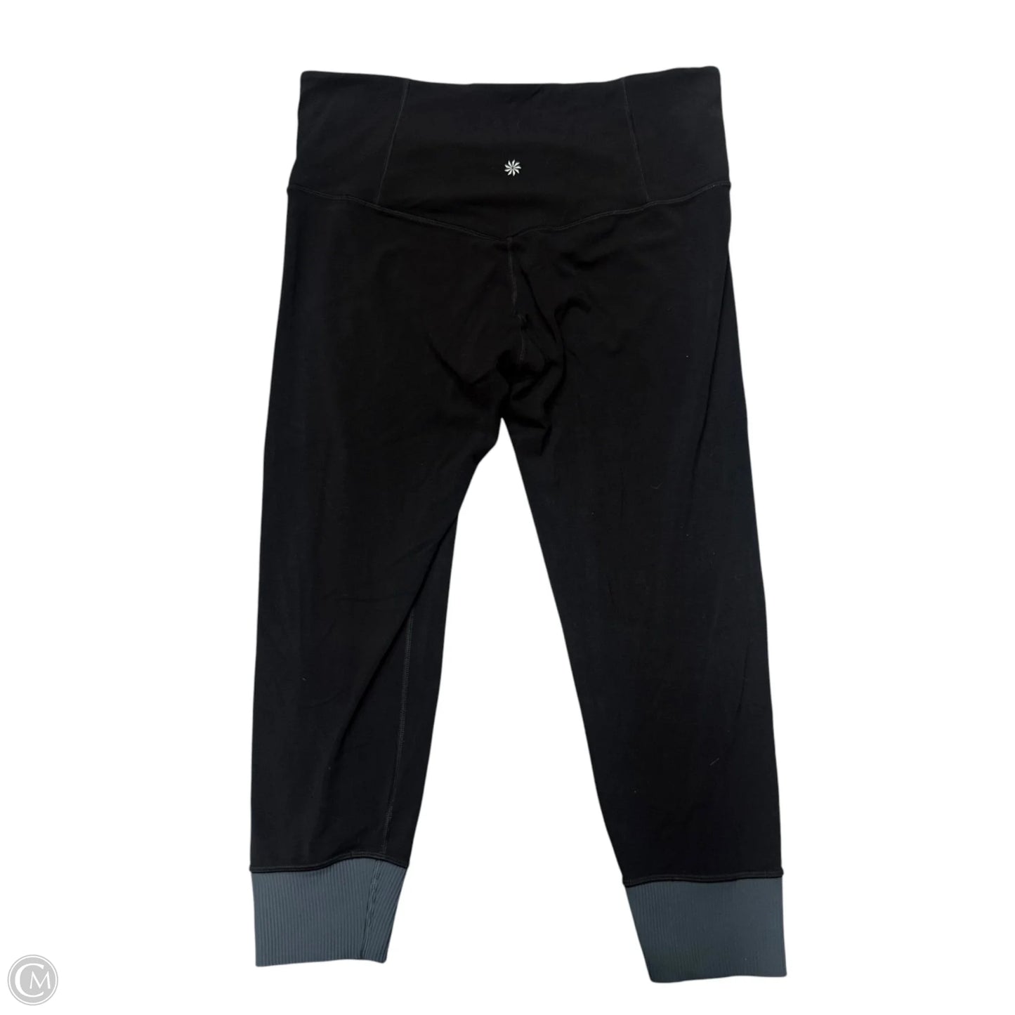 Athletic Leggings Capris By Athleta In Black & Blue, Size: 18