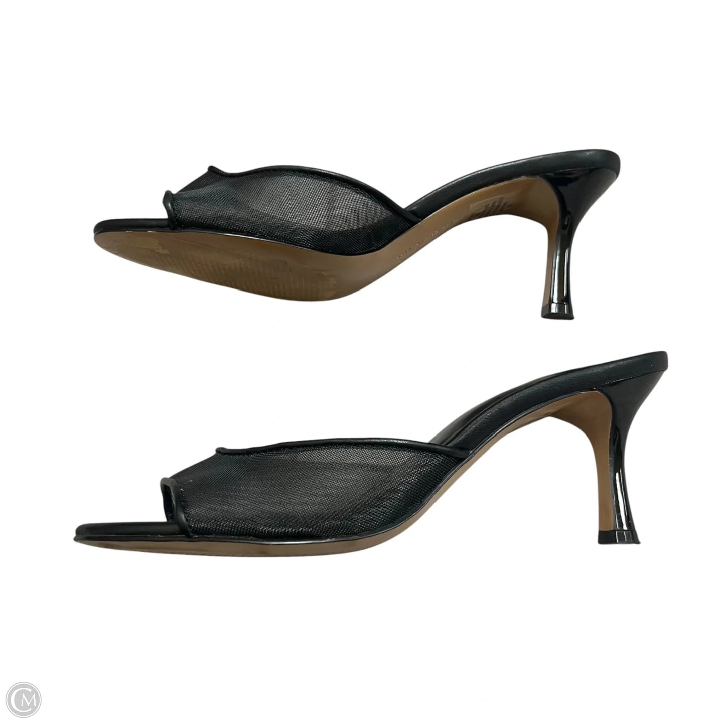 Sandals Heels Kitten By Mix No 6 In Black, Size: 7.5