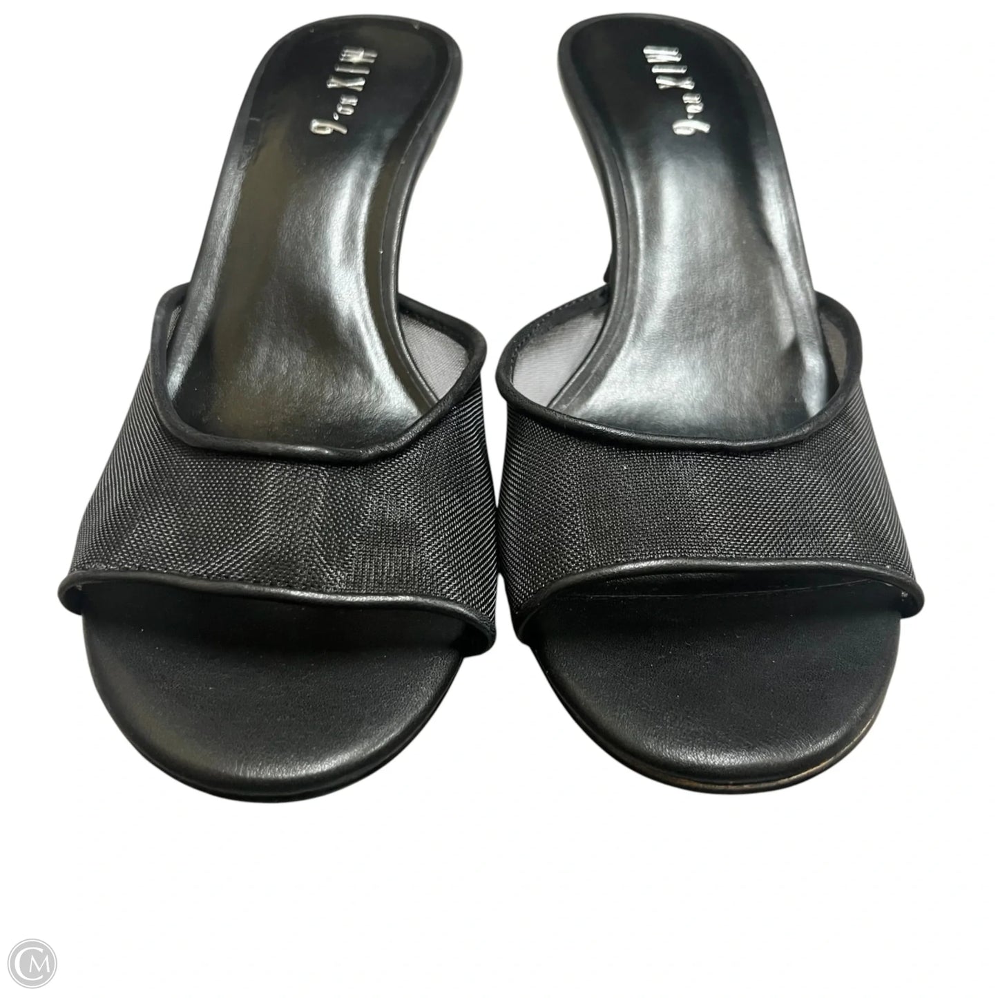 Sandals Heels Kitten By Mix No 6 In Black, Size: 7.5