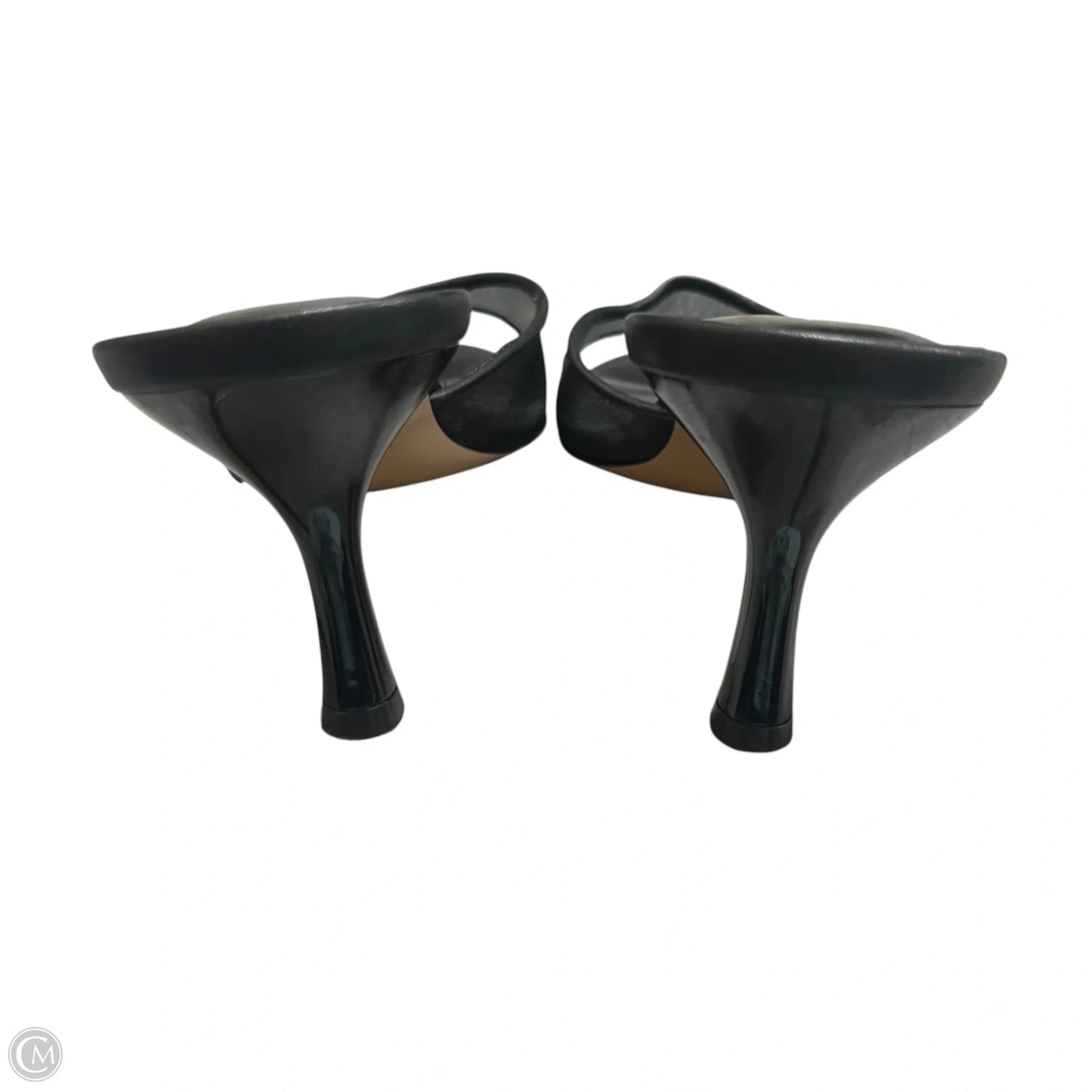 Sandals Heels Kitten By Mix No 6 In Black, Size: 7.5