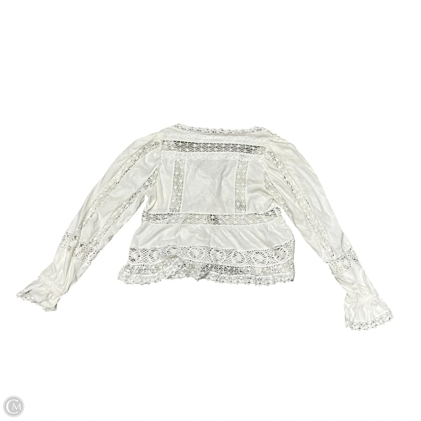 Top Long Sleeve By Free People In White, Size: S