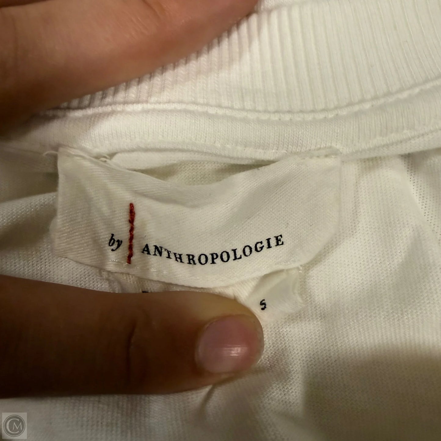 Top Sleeveless By Anthropologie In Cream, Size: S