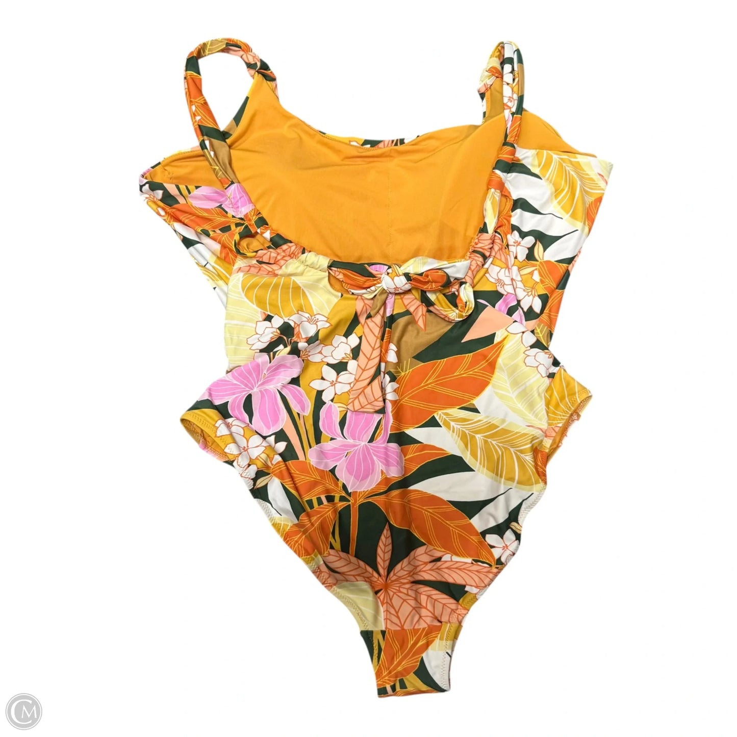 Swimsuit By Aerie In Green & Orange, Size: Xl