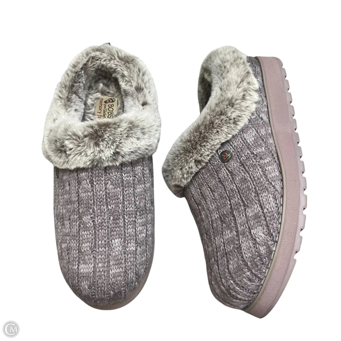 Slippers By Bobs In Grey, Size: 7.5