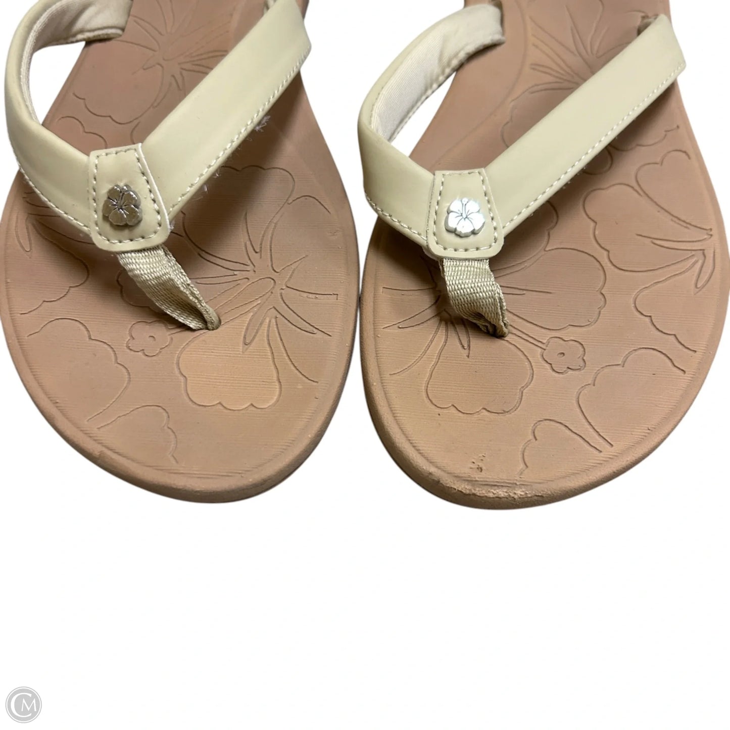 Sandals Flats By Tommy Bahama In Tan, Size: 10