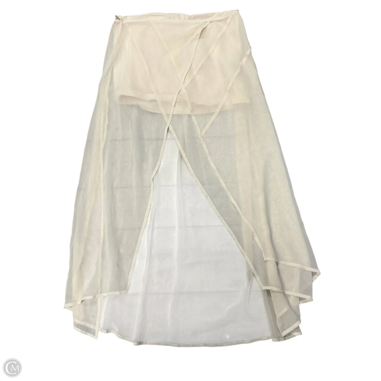 Skirt Maxi By Anthropologie In Cream, Size: 0