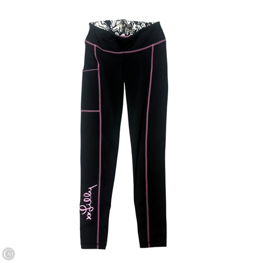 Pants Designer By Lilly Pulitzer In Black & Pink, Size: 0
