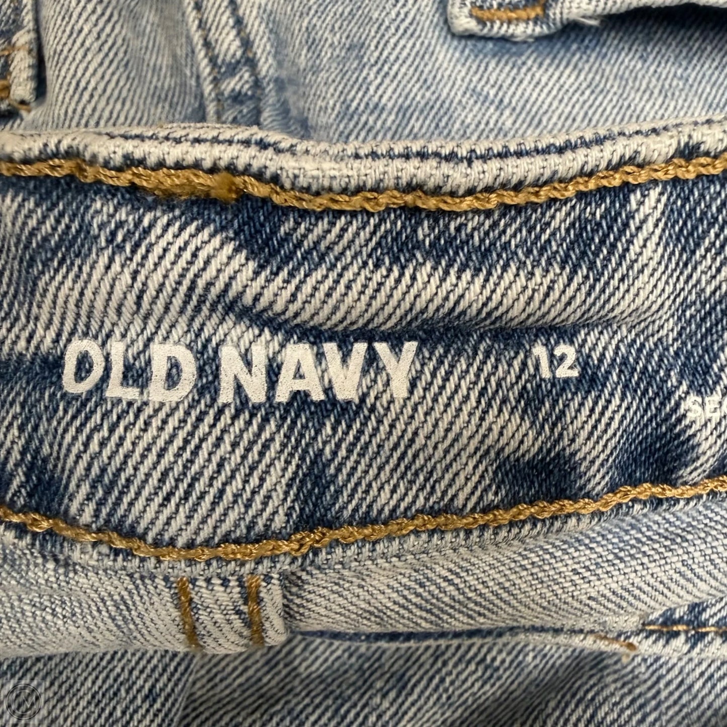 Jeans Flared By Old Navy In Blue Denim, Size: 12