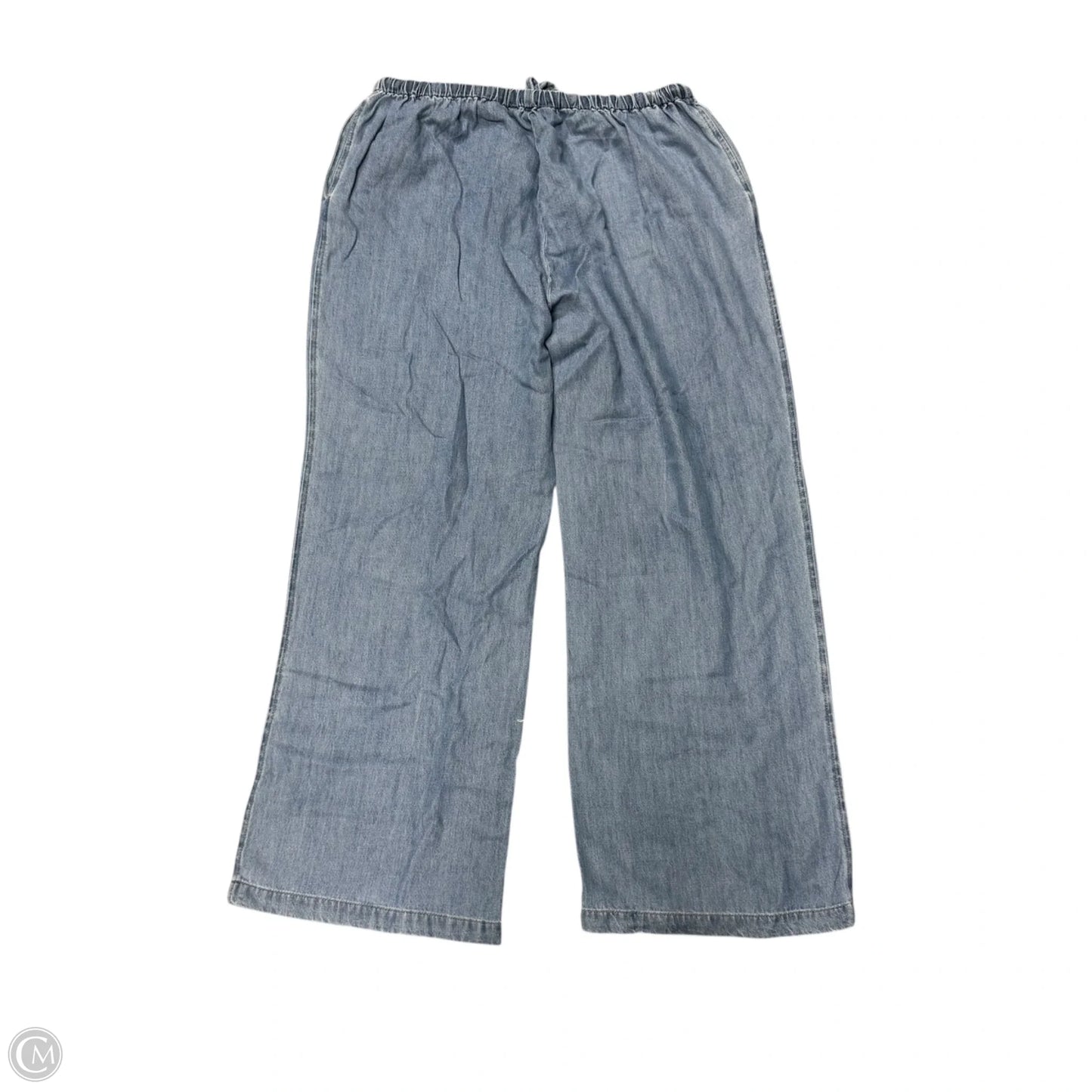 Pants Wide Leg By Velvet Heart In Blue Denim, Size: 12
