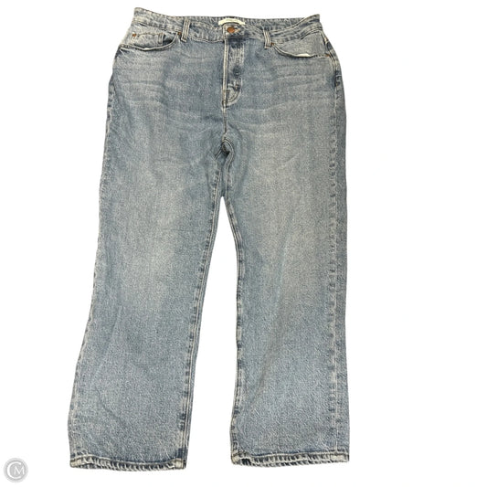 Jeans Wide Leg By Fidelity Denim In Blue Denim, Size: 10