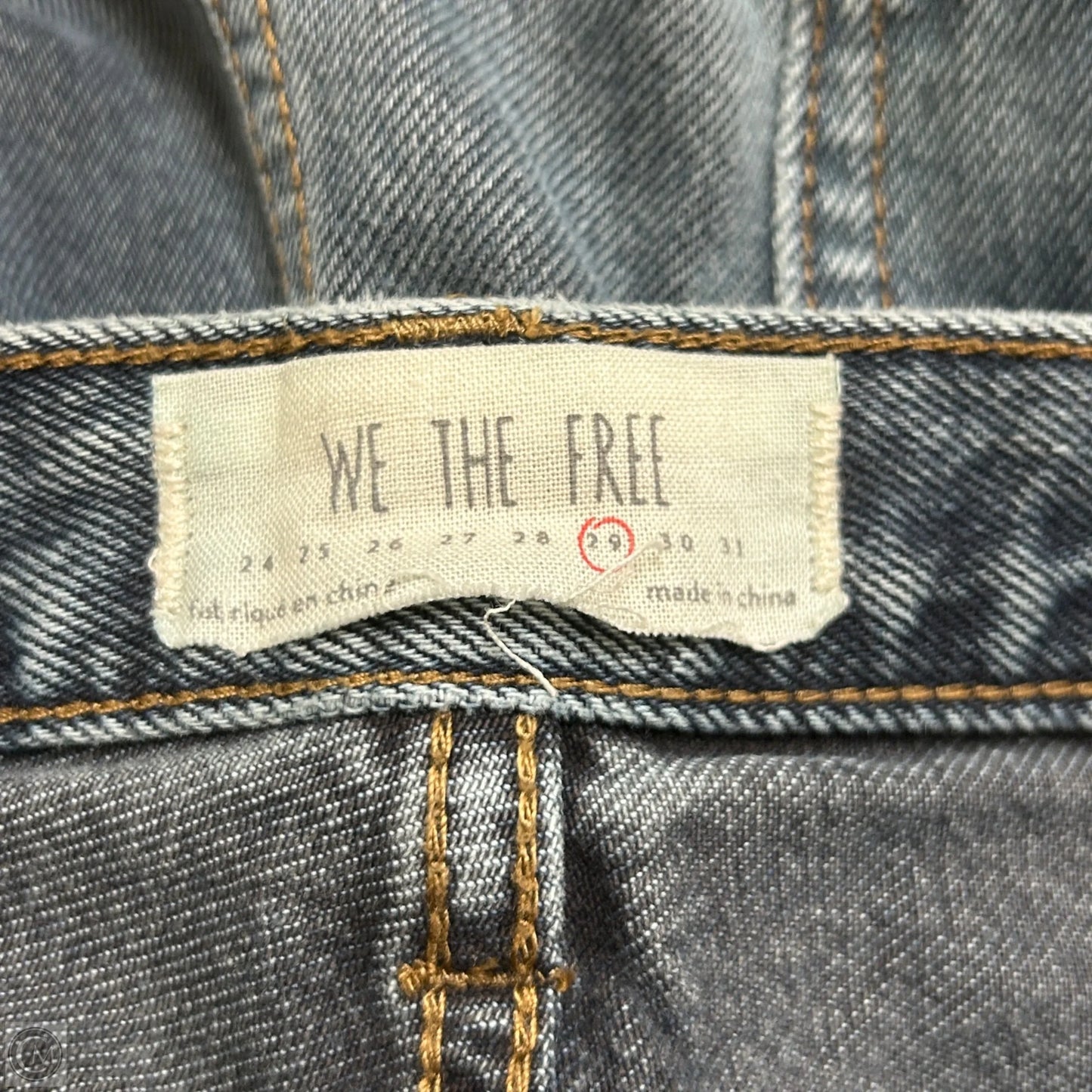 Jeans Wide Leg By We The Free In Grey Denim, Size: 8