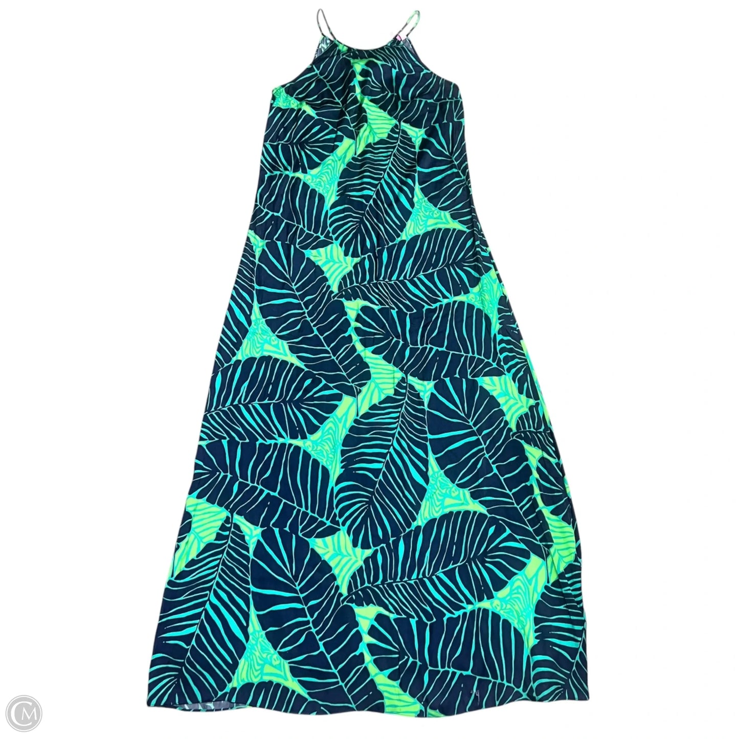 Dress Designer By Lilly Pulitzer In Blue & Green, Size: L