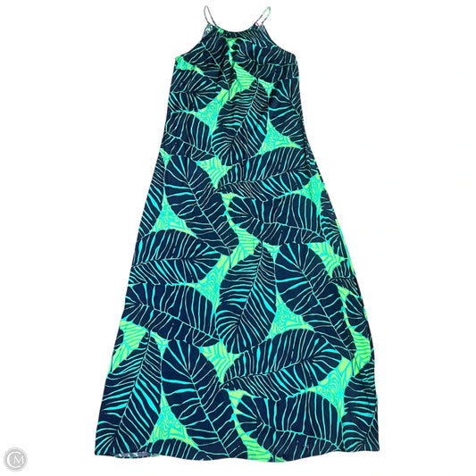 Dress Designer By Lilly Pulitzer In Blue & Green, Size: L