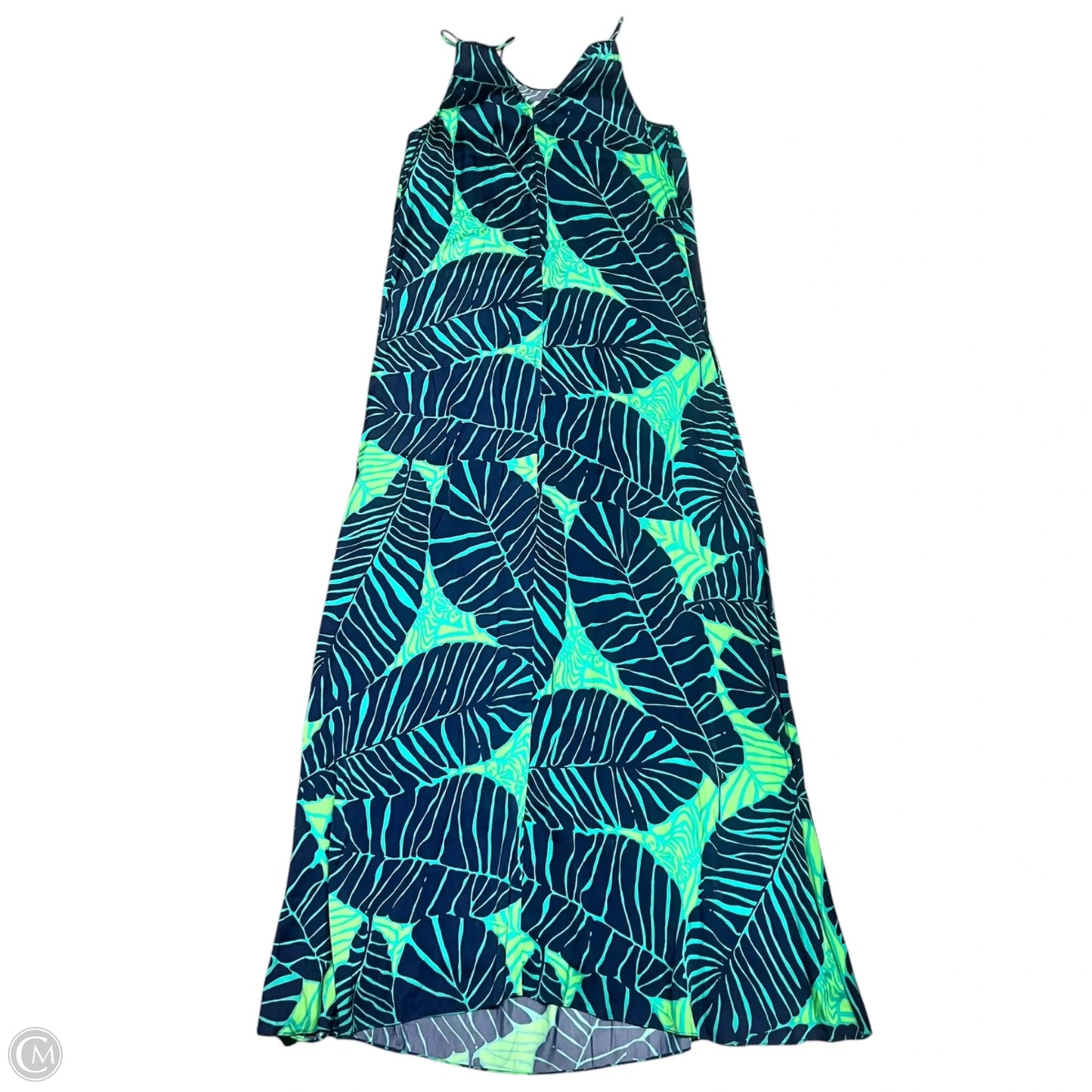 Dress Designer By Lilly Pulitzer In Blue & Green, Size: L
