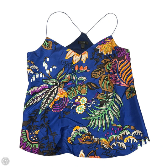 Top Sleeveless By J. Crew In Blue & Orange, Size: L