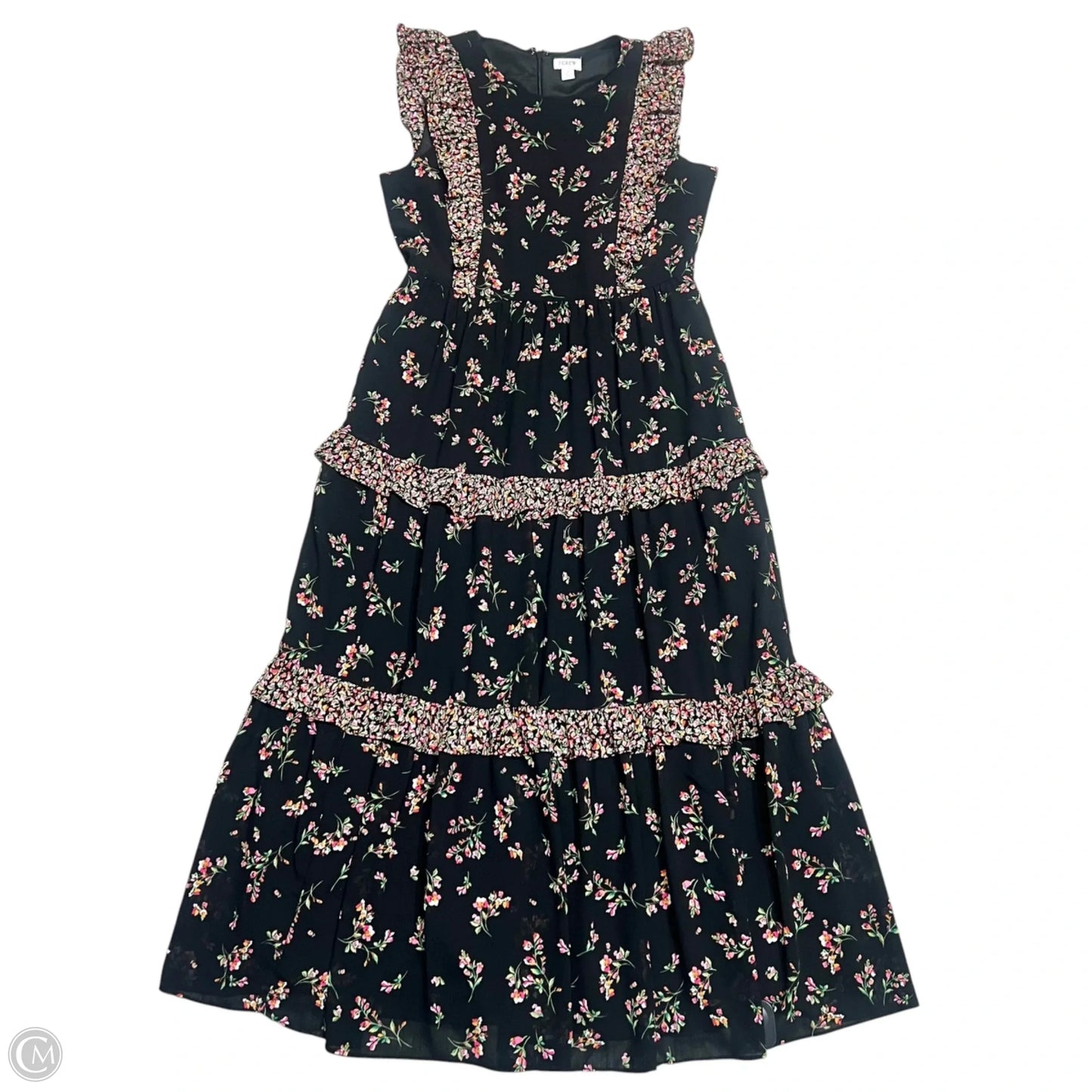 Dress Casual Maxi By J. Crew In Floral Print, Size: Xs
