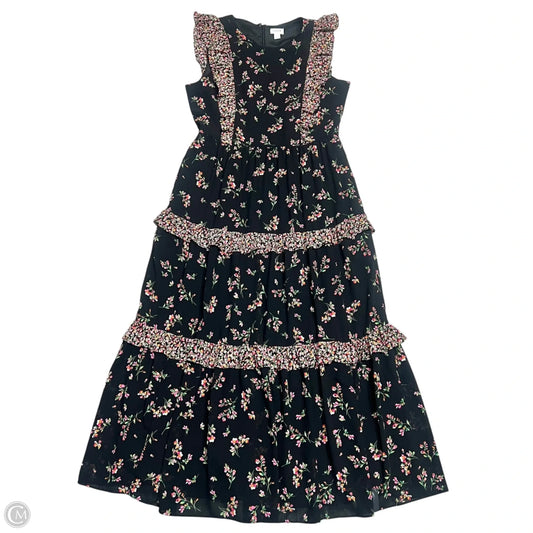 Dress Casual Maxi By J. Crew In Floral Print, Size: Xs
