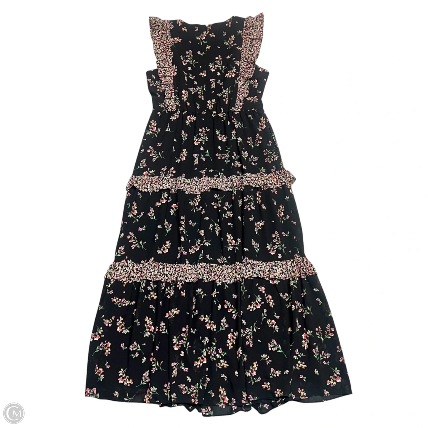 Dress Casual Maxi By J. Crew In Floral Print, Size: Xs