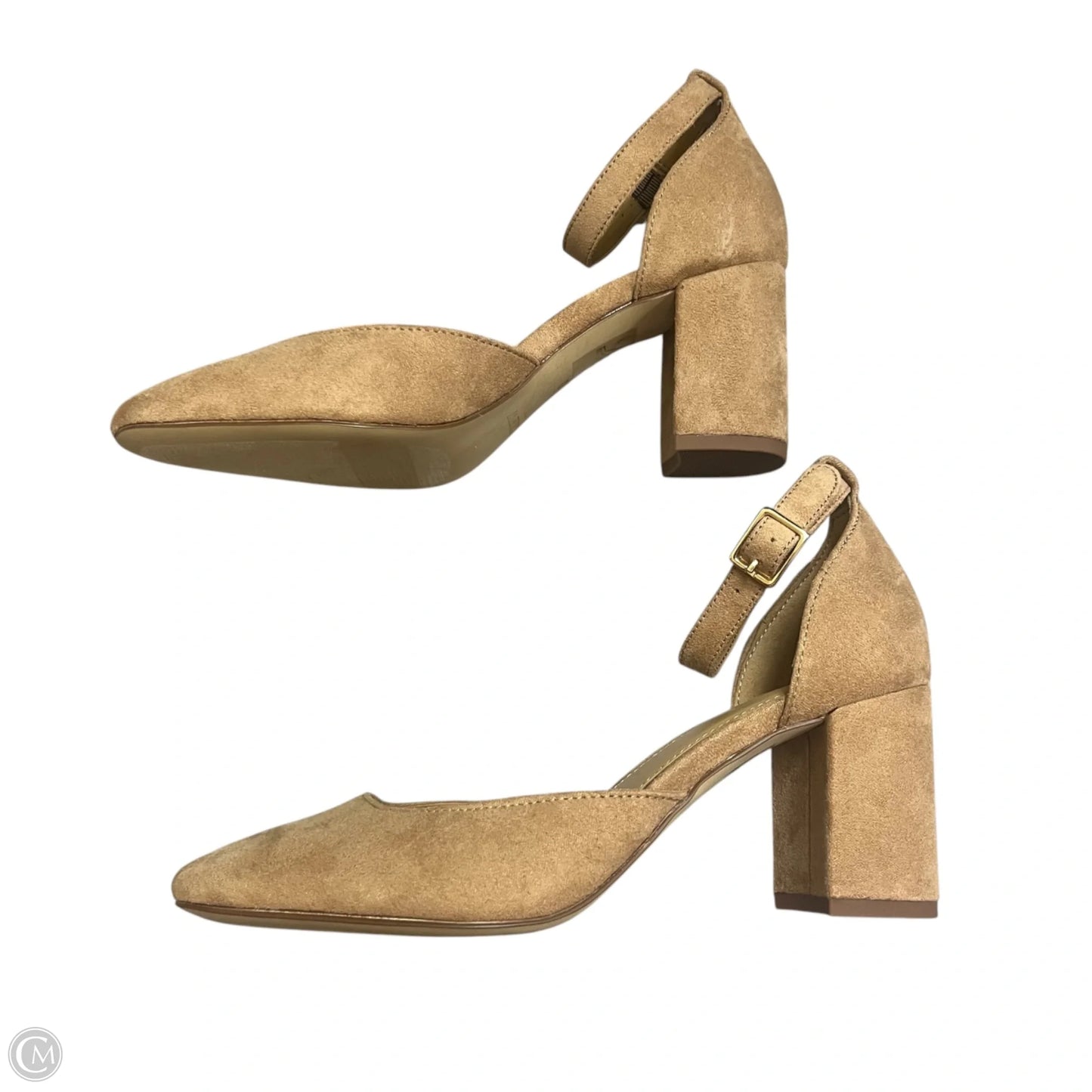 Shoes Heels Block By J. Crew In Tan, Size: 6