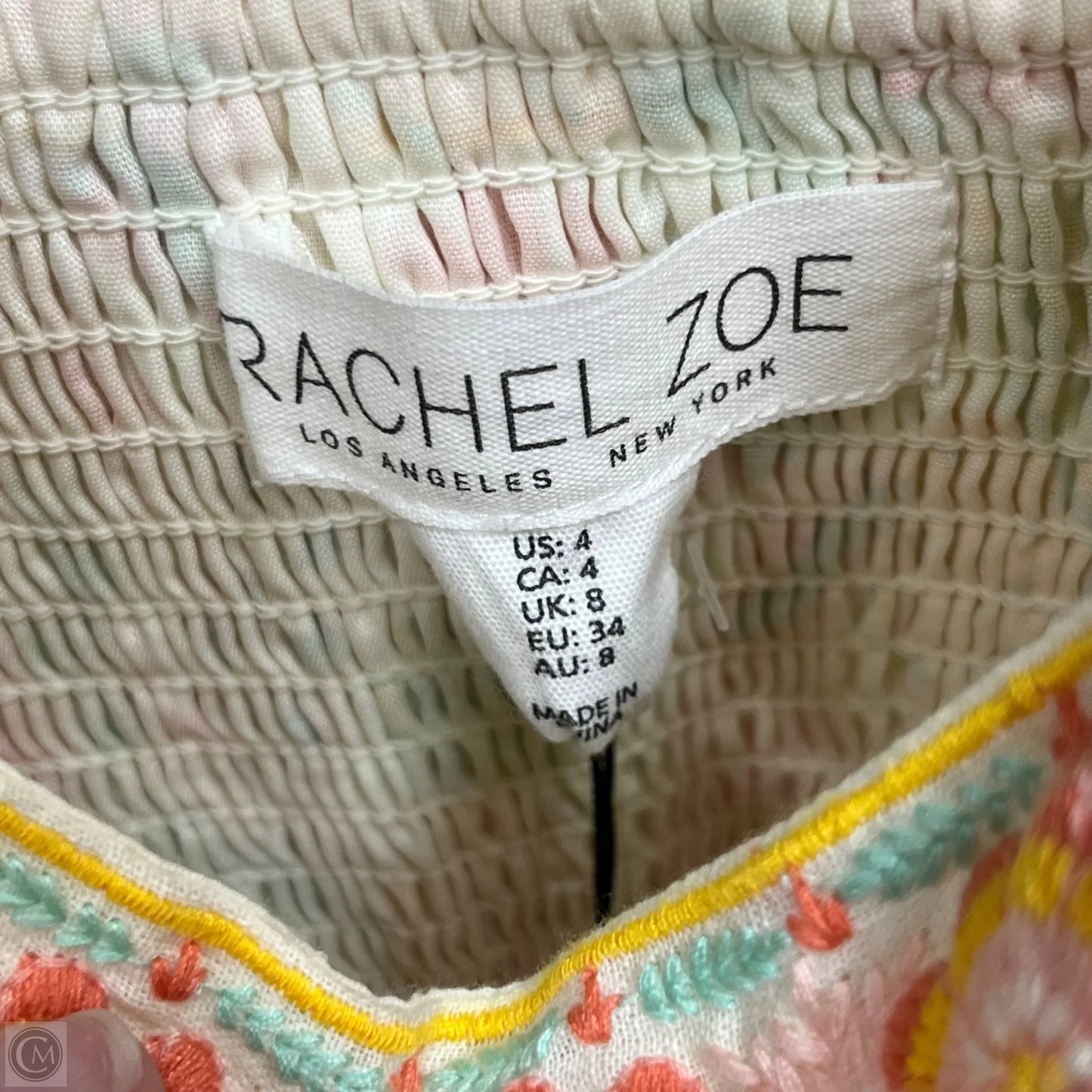 Dress Casual Maxi By Rachel Zoe In Cream & Orange, Size: S