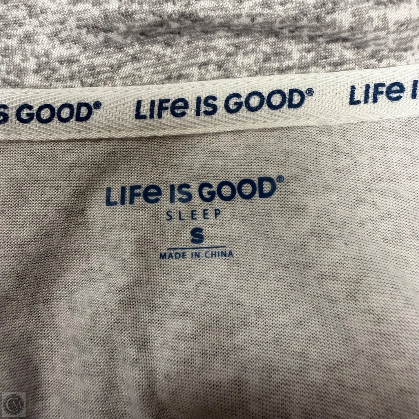 Pajamas 2pc By Life Is Good In Grey, Size: S