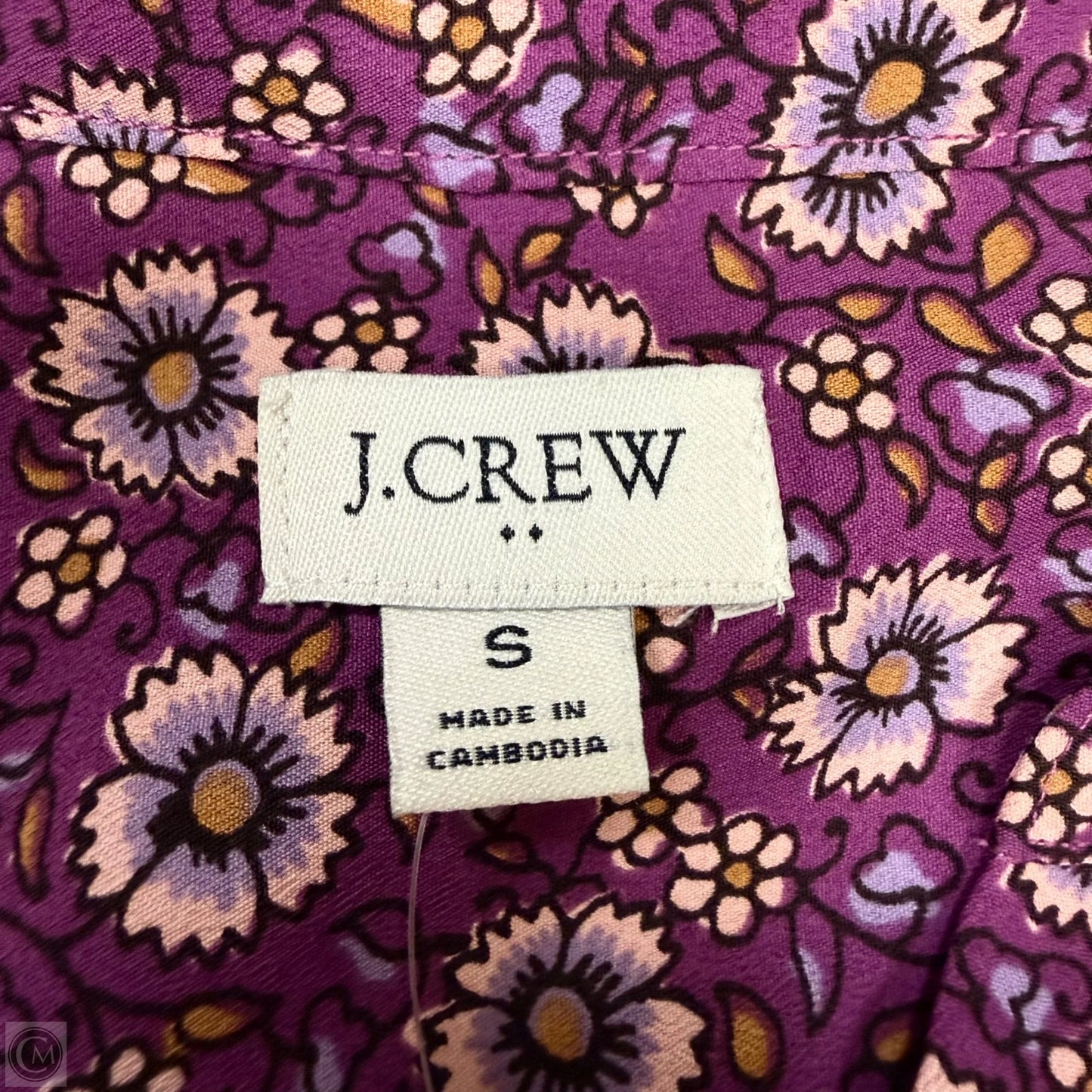Top Short Sleeve By J. Crew In Purple, Size: S