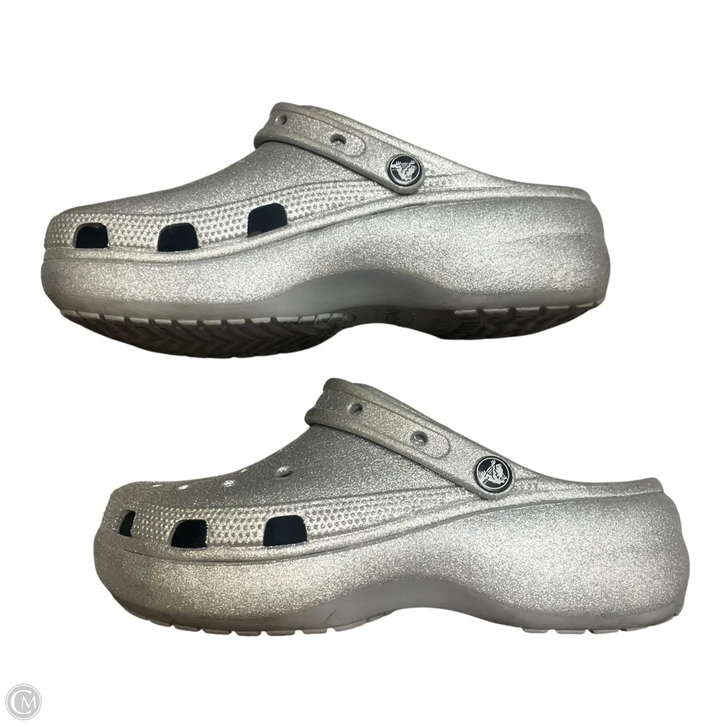 Slippers By Crocs In Grey, Size: 10