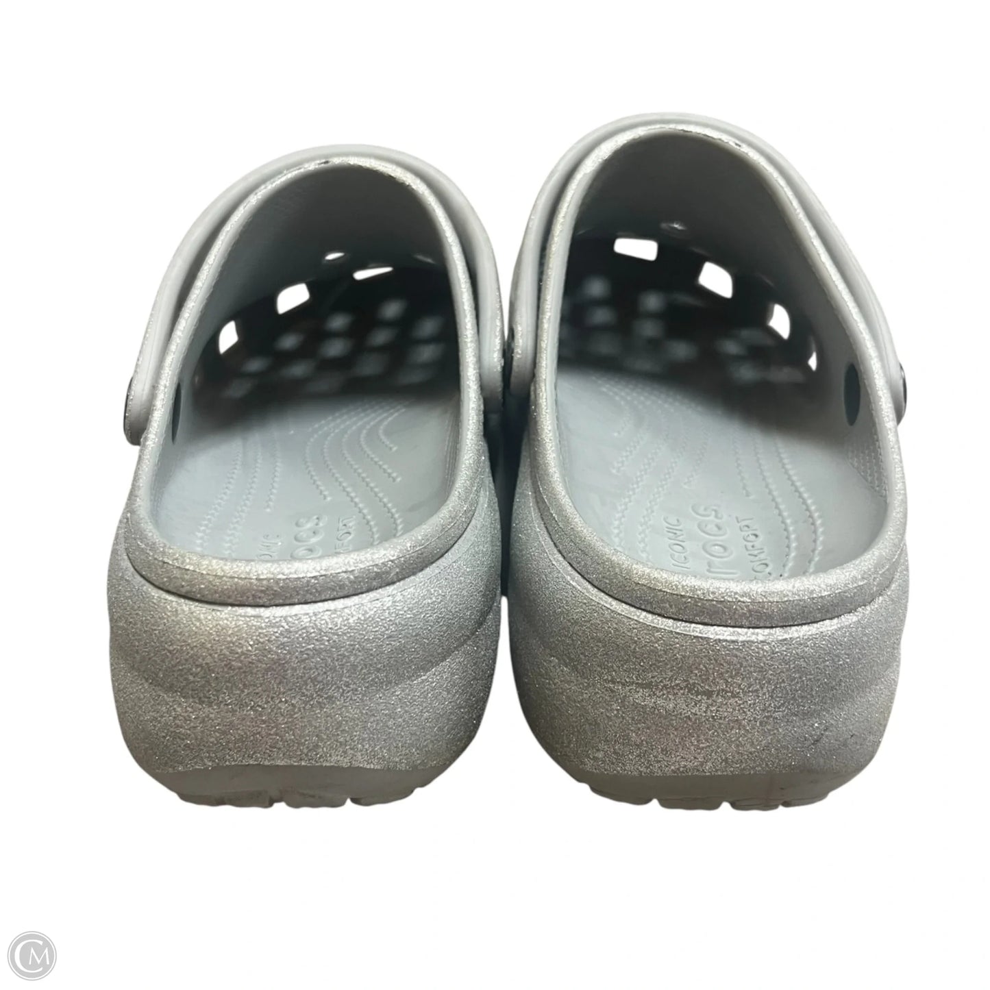 Slippers By Crocs In Grey, Size: 10