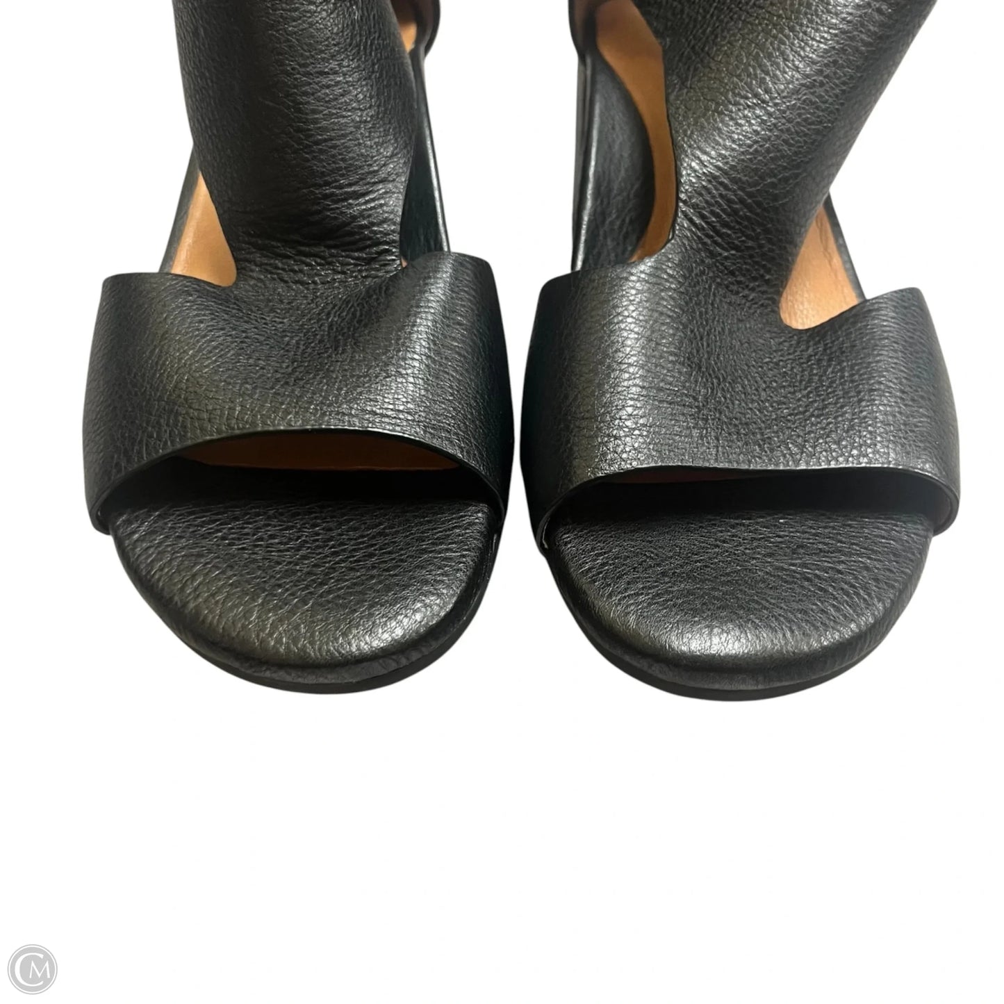 Sandals Heels Block By Gentle Souls In Black, Size: 9.5