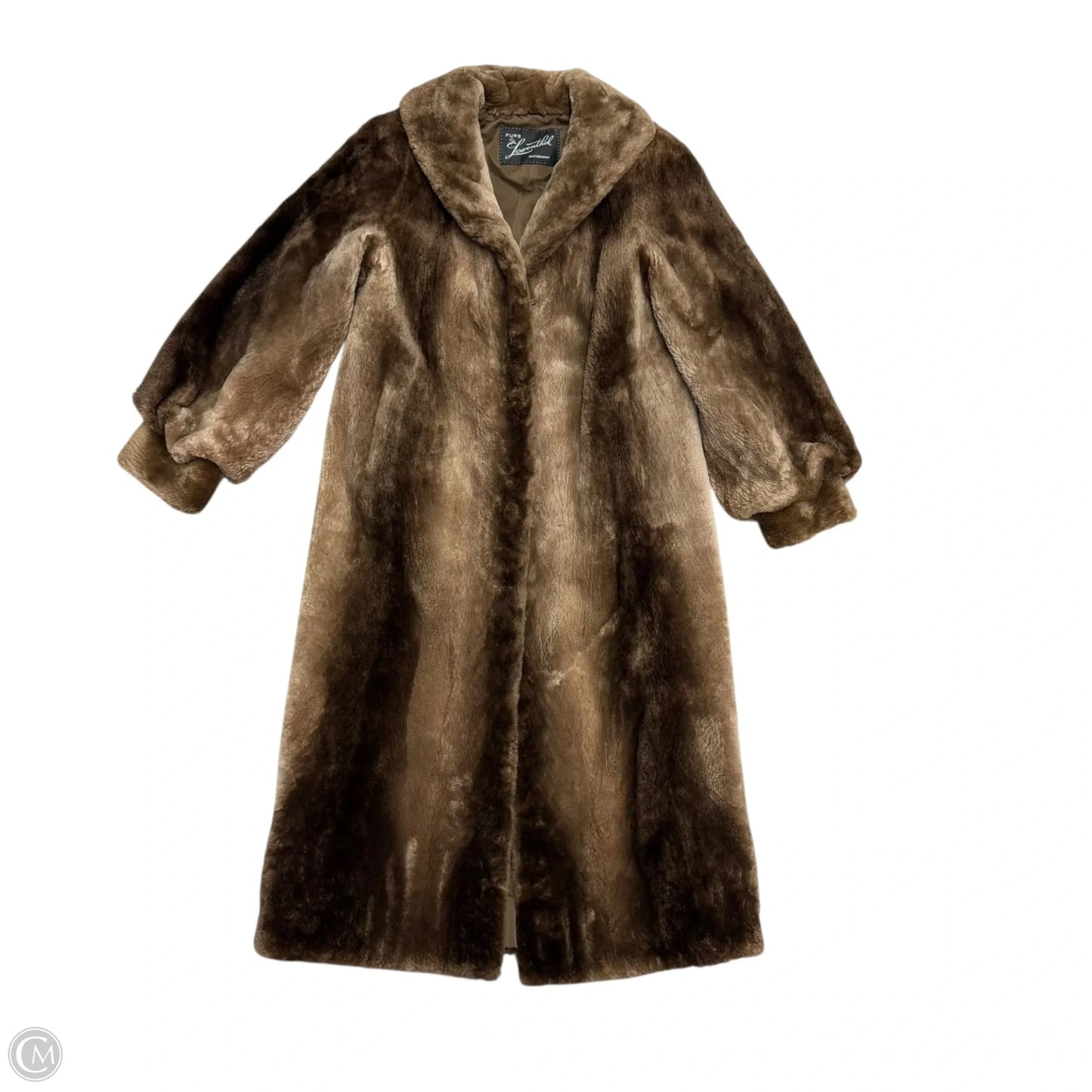 Coat Fur by Lowenthal In Brown, Size: S
