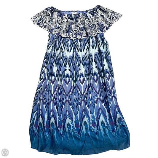 Dress Casual Midi By Soft Surroundings In Blue, Size: 1x